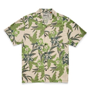 Howler Brothers Palapa Tech Shirt Men's in Flagler Floral Off White